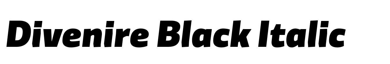 Divenire Black Italic